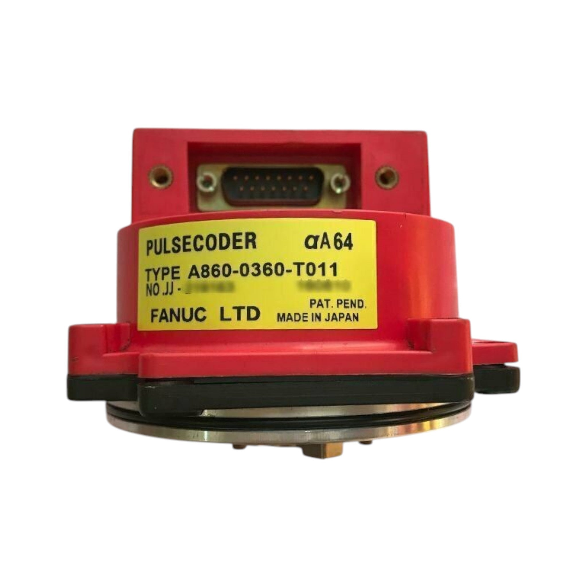 JJAutomation Fanuc A860-0360-T011 alpha A64 pulse coder with backup capacitor for AC servo motors