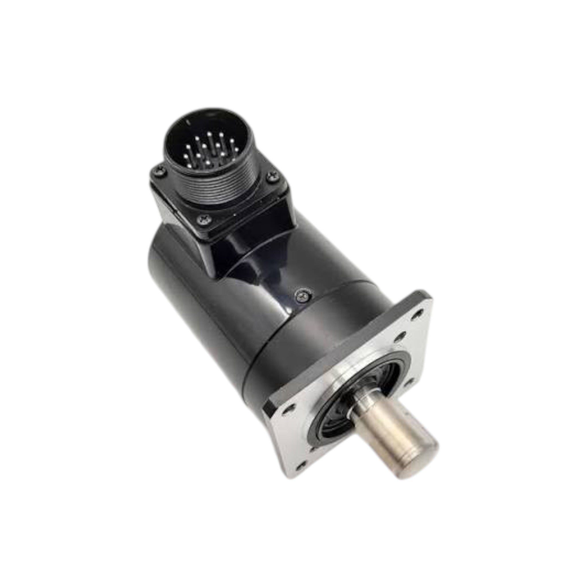 JJAutomation Fanuc A860-0309-T302 CNC encoder with black cylindrical housing and metal mounting flange