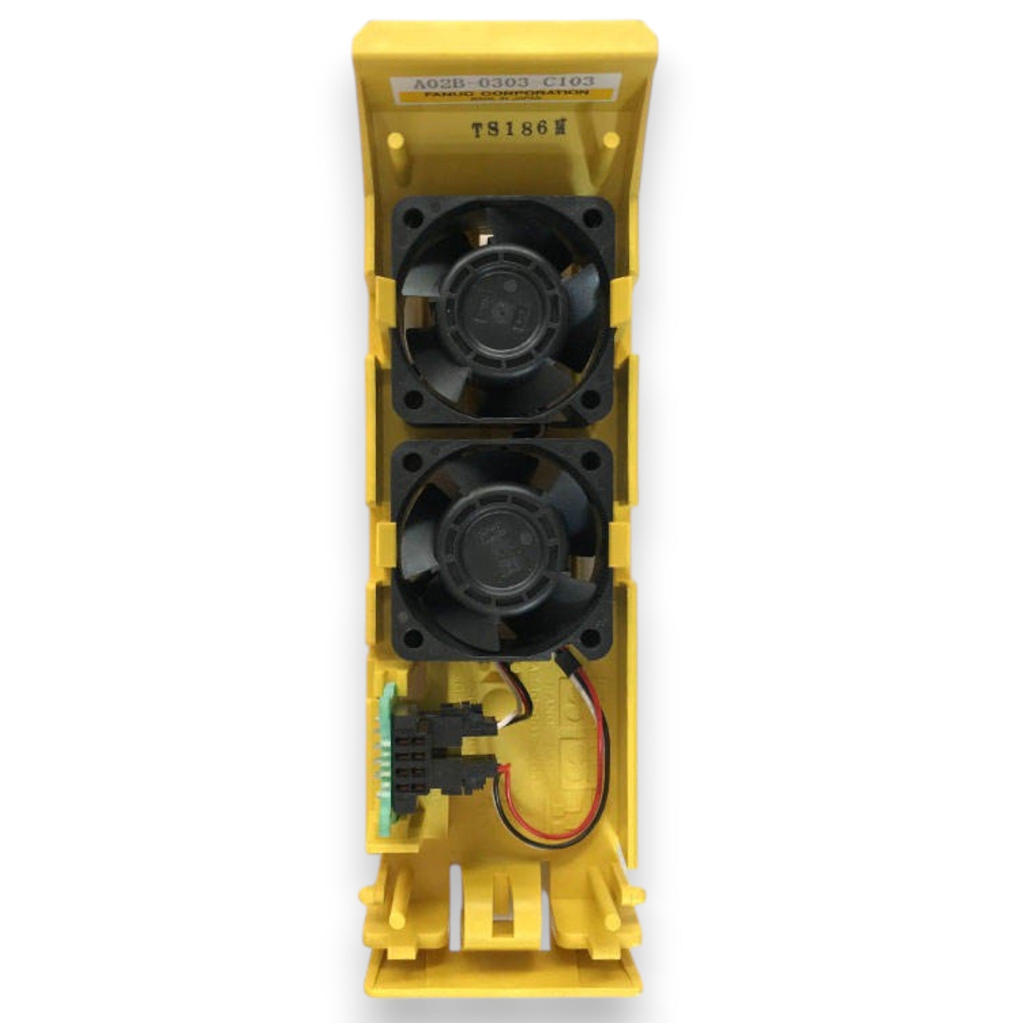 JJAutomation Fanuc A02B-0303-C103 cooling fan unit for 0i-F Plus Series CNC machines with dual black fans
