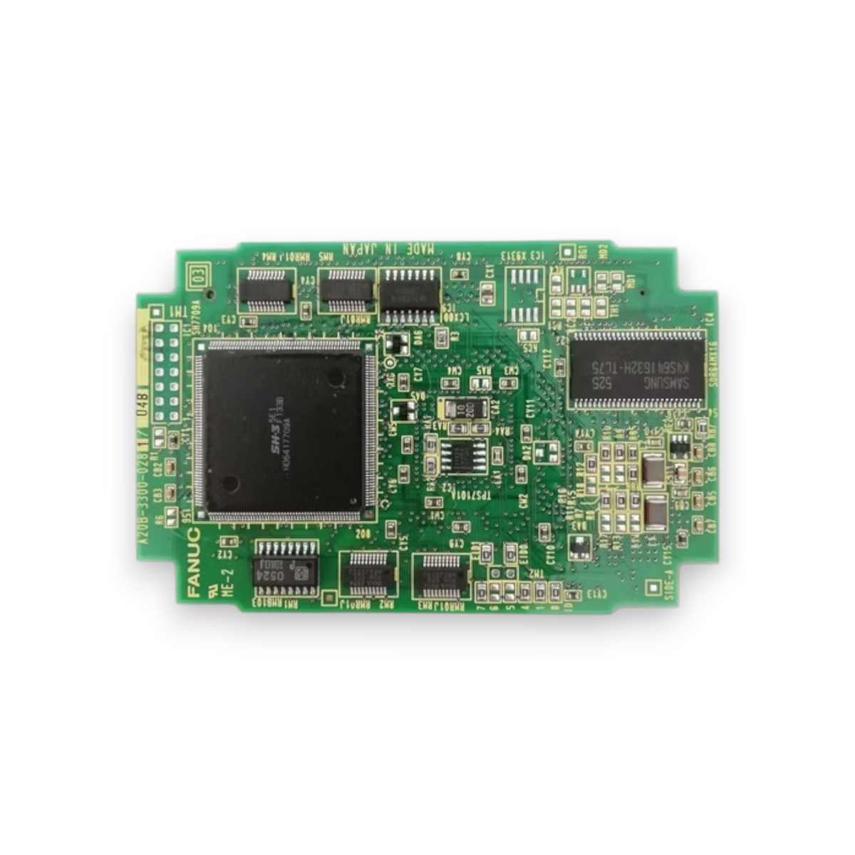 JJAutomation FANUC A20B-3300-0281 green PCB graphic display controller board for CNC machine operator interfaces
