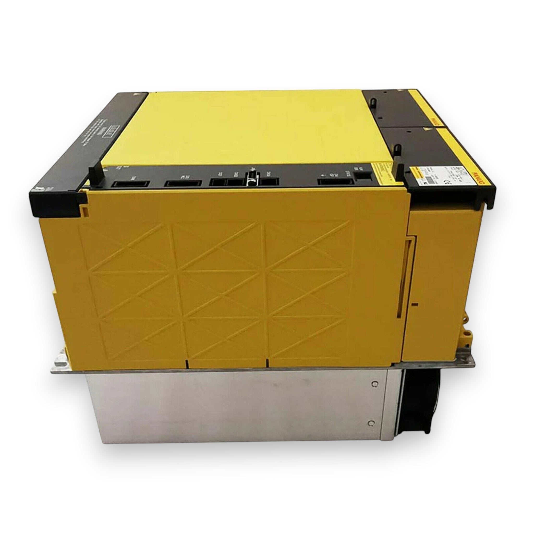 JJAutomation Fanuc alpha iPS 125HV-B power supply module with yellow and black casing for CNC systems