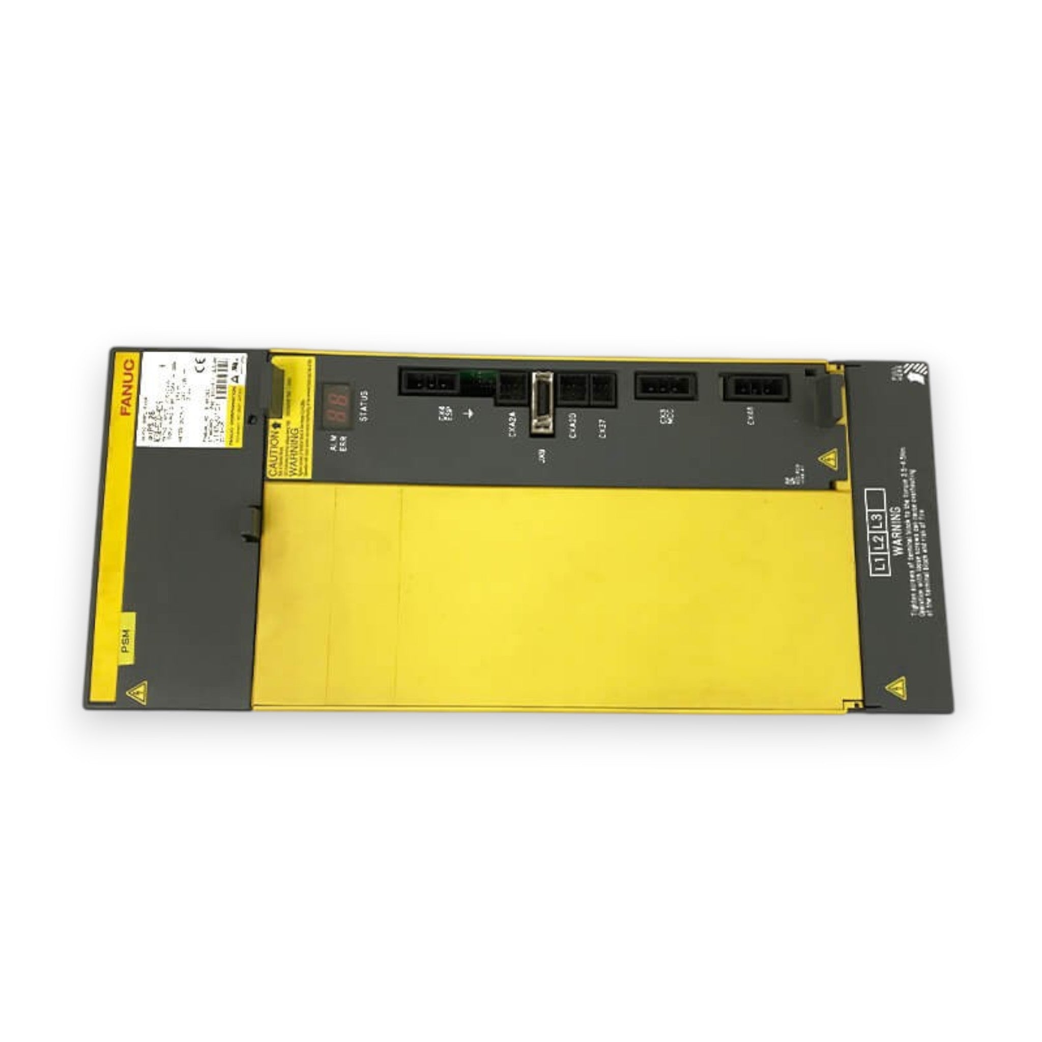 JJAutomation Fanuc αiPS 26-B power supply module A06B-6200-H026 with yellow and black industrial casing