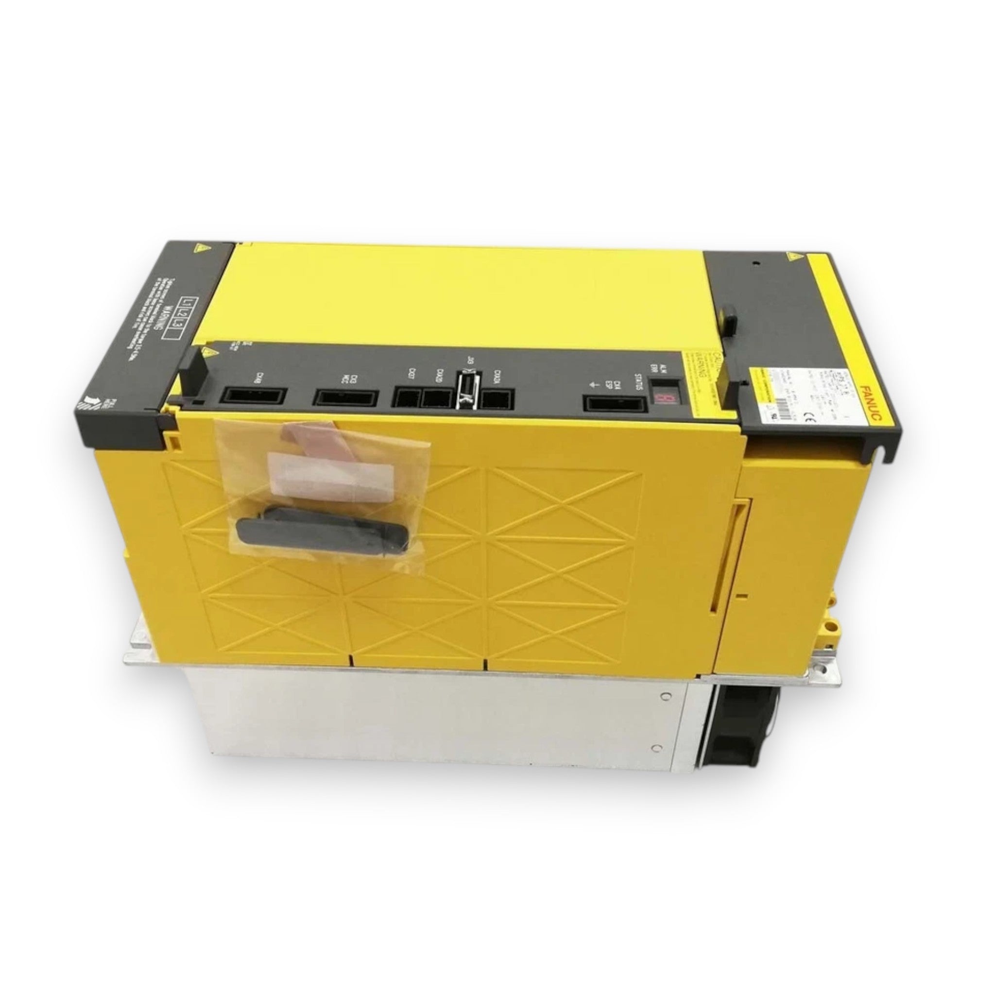 JJAutomation Fanuc αiPS 37-B power supply module A06B-6200-H037 in yellow and black for CNC systems