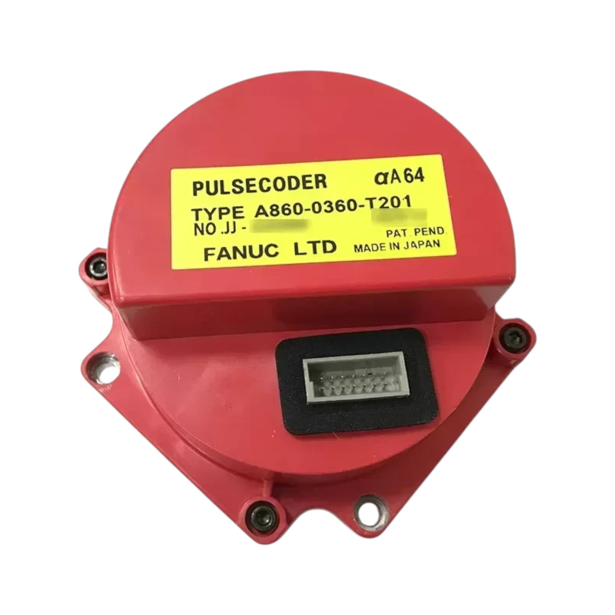 JJAutomation genuine Fanuc A860-0360-T201 red servo motor pulse coder encoder for CNC machinery