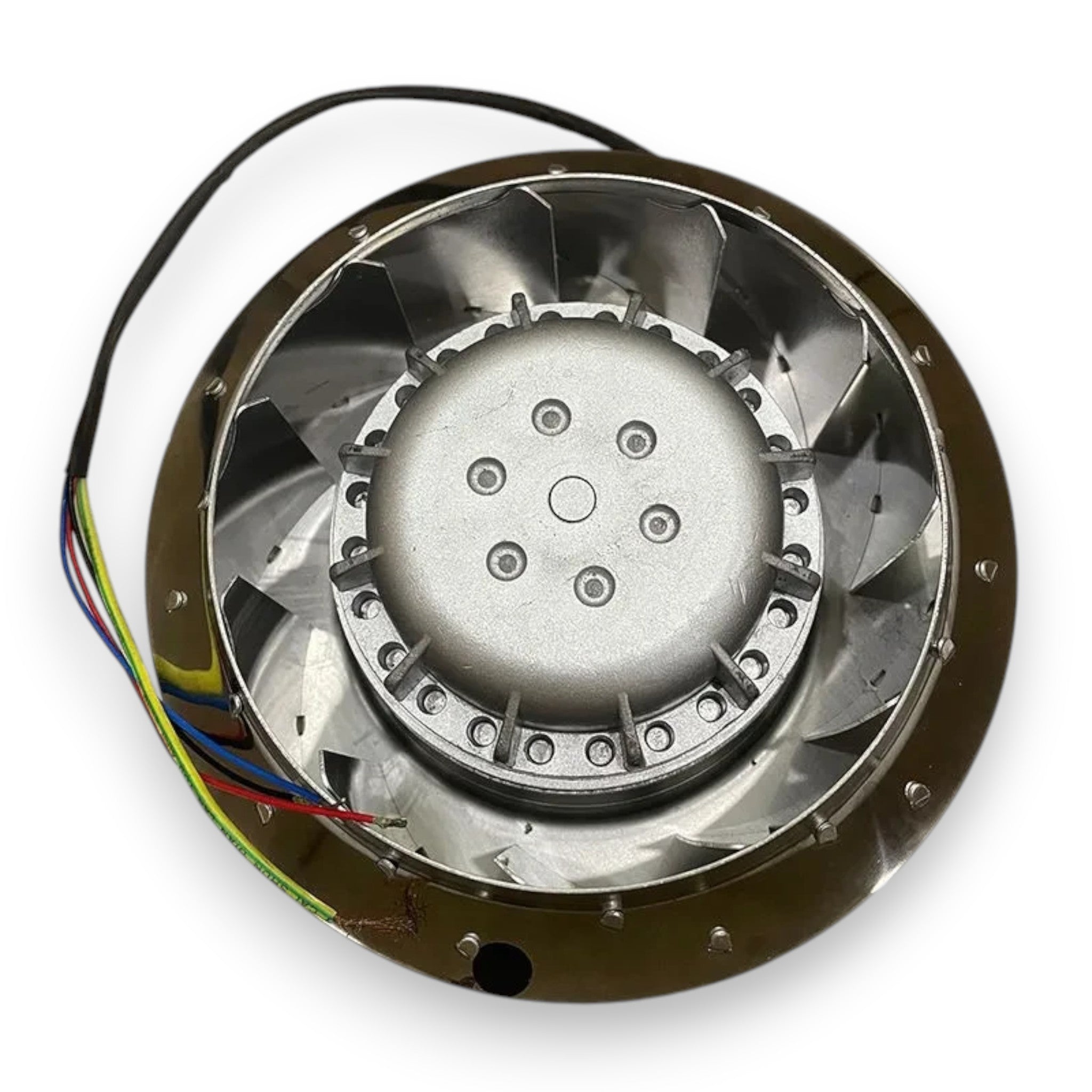 JJAutomation Fanuc A90L-0001-0520/RL rear exhaust cooling fan for spindle motors with metal blades and wiring
