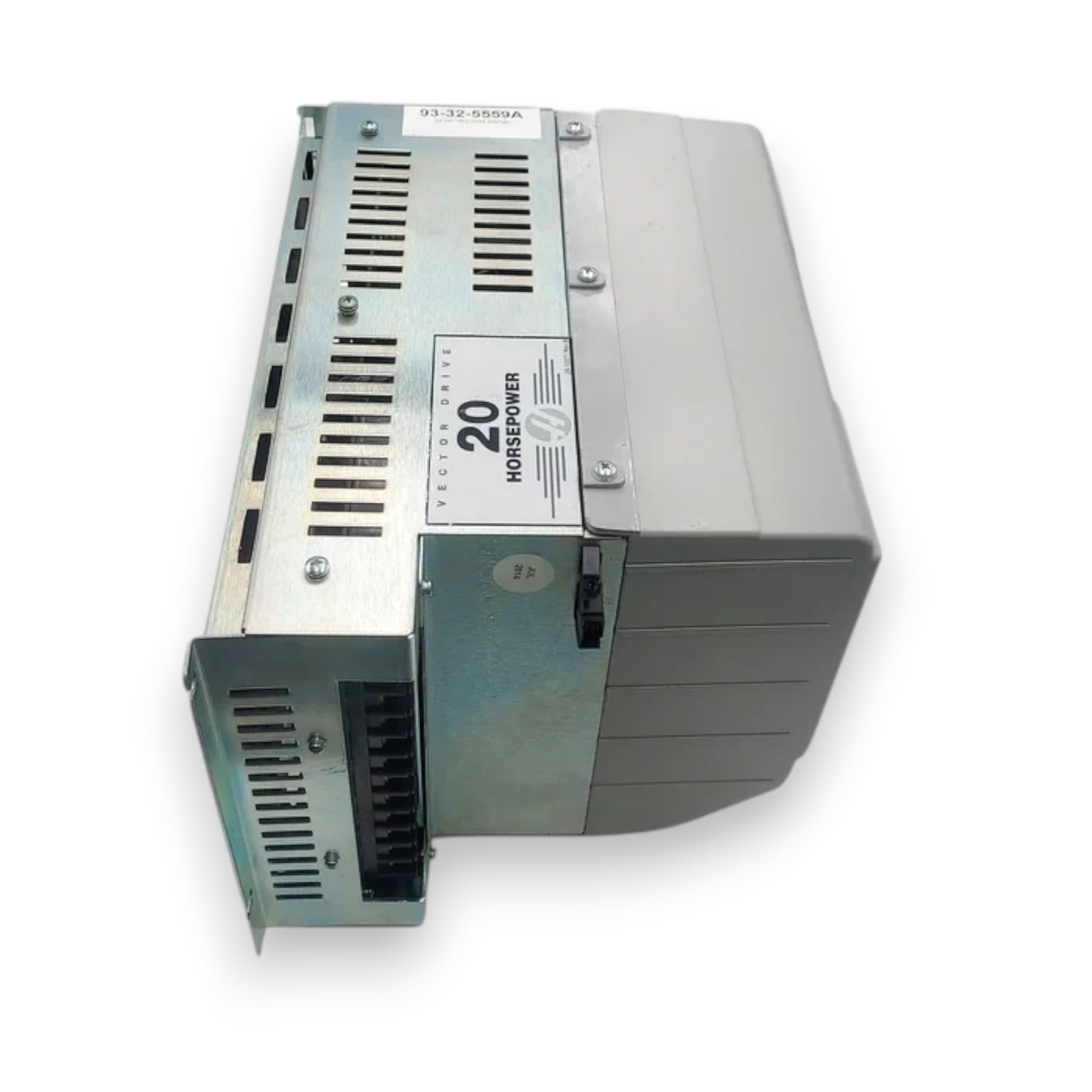 JJAutomation Haas 20 HP Vector Drive 93-32-5559A spindle inverter for CNC machines in metal and grey casing