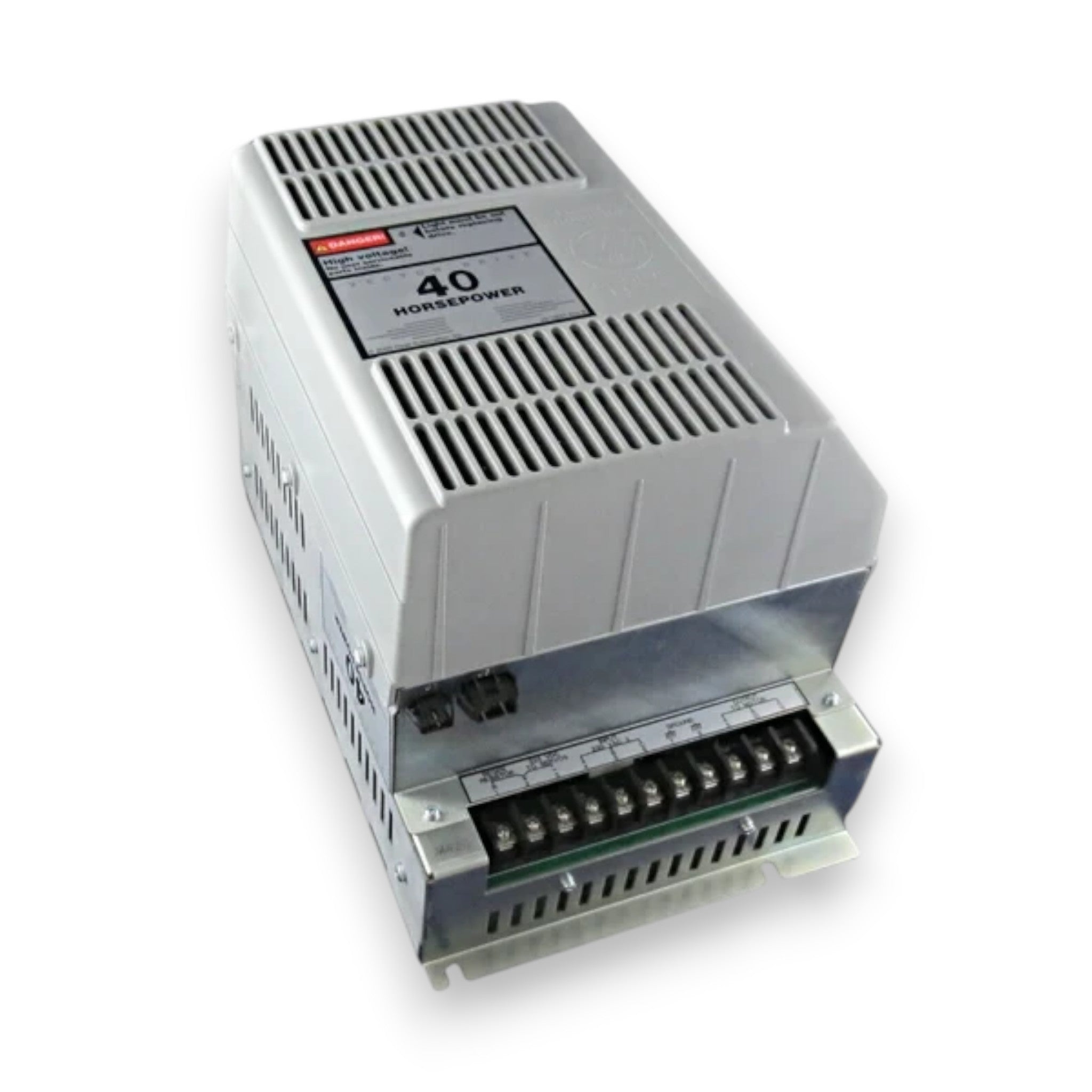 JJAutomation Haas 40 HP Vector Drive spindle inverter for CNC machines with metal casing and terminal block