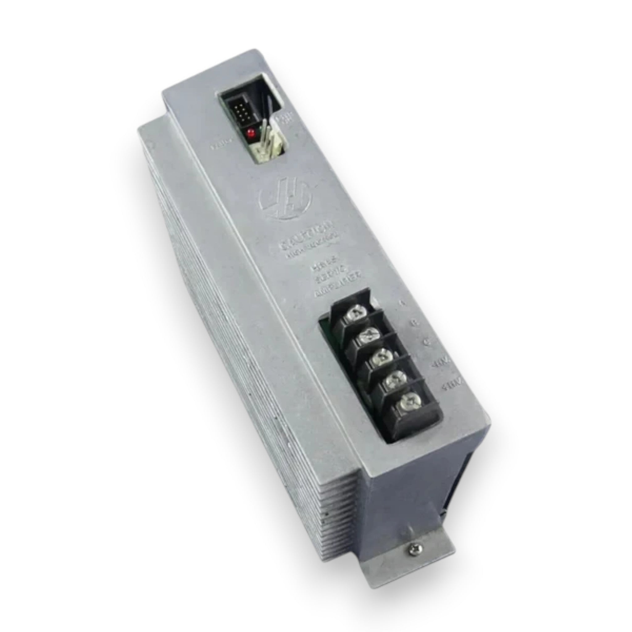 JJAutomation Haas 60A brushless servo axis amplifier for CNC machines with metal casing and terminal block