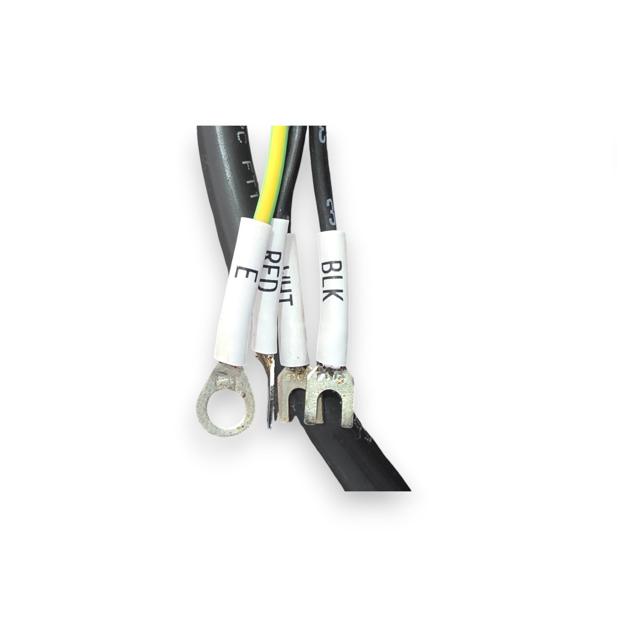 JJAutomation Haas 93-2405 Sigma-1 axis motor and encoder cable with labeled wire terminals for CNC machine repair
