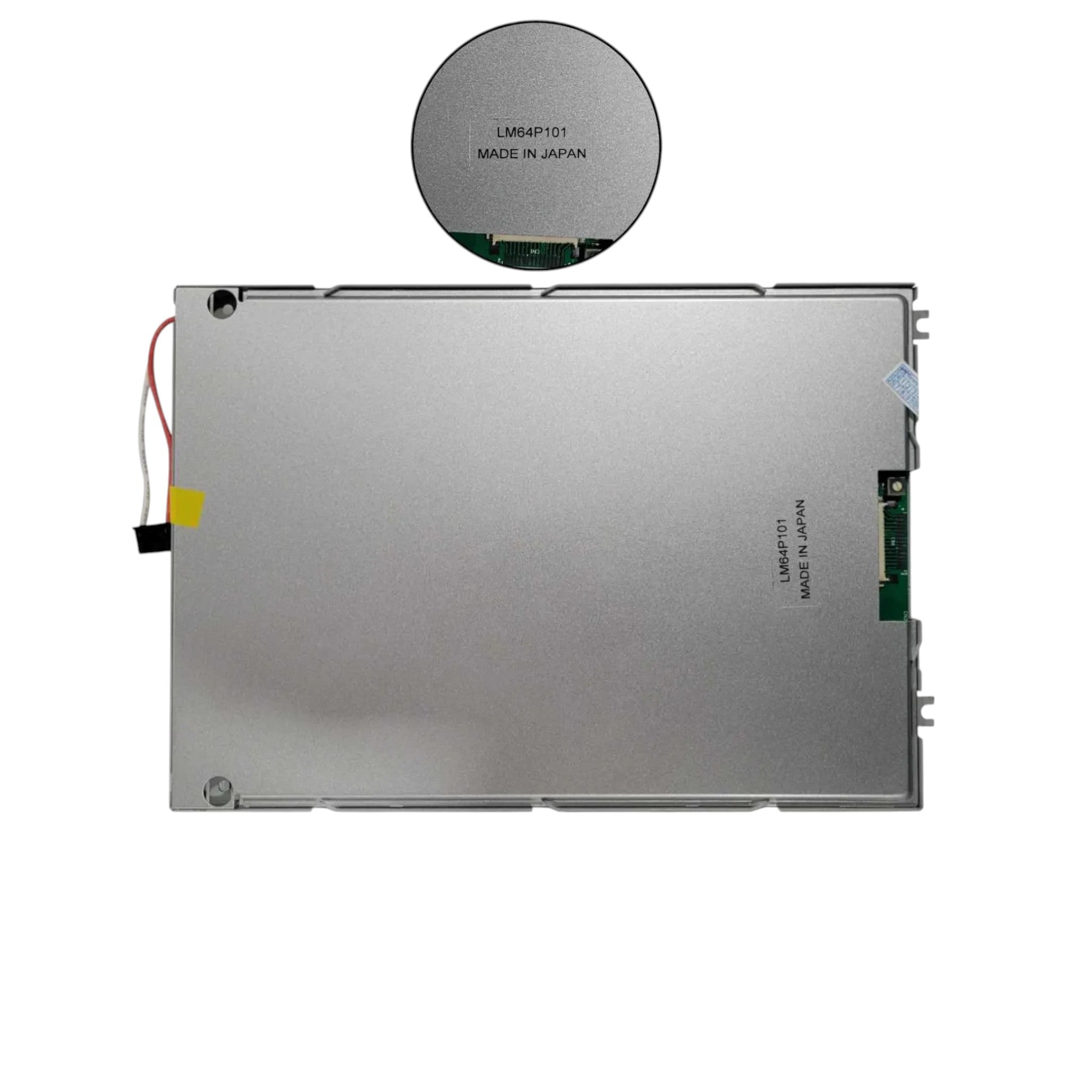 JJAutomation 7.2-inch monochrome FSTN LCD panel for industrial CNC machine interfaces and embedded systems.