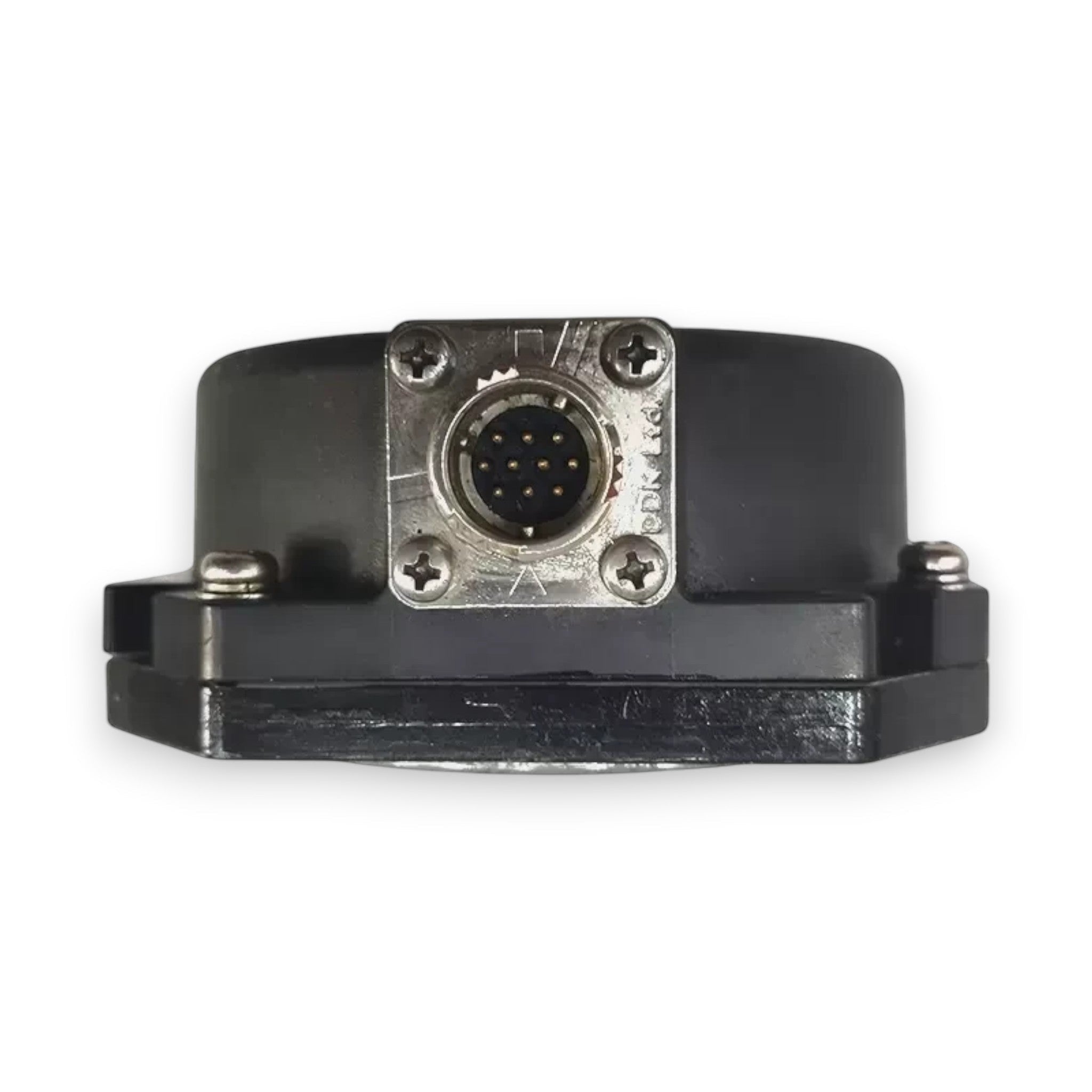 JJAutomation Mitsubishi OSA24RS absolute rotary encoder with a black housing and circular multi-pin connector.