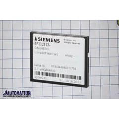 Siemens Compact Flash Card (empty), 2 GB unit for PPU 6FC5313 - 5AG00 - 0AA2 - JJAutomation